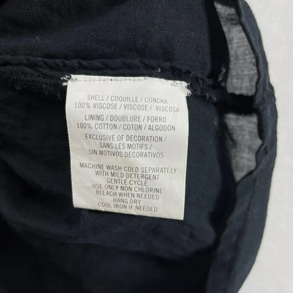 O'neill Dress Women's Sz XS Black Sleeveless A Line Tunic Floral Diamond Studded - Picture 9 of 9